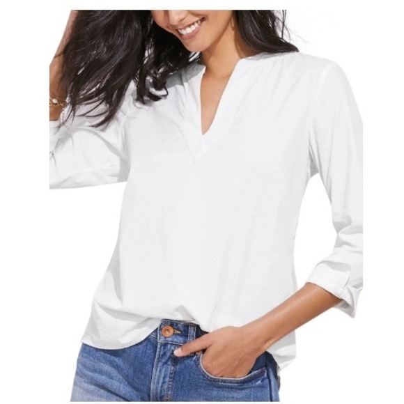 Vineyard Vines Performance Tops - Vineyard Vines Harbor Savannah Popover Top - NWT - Small